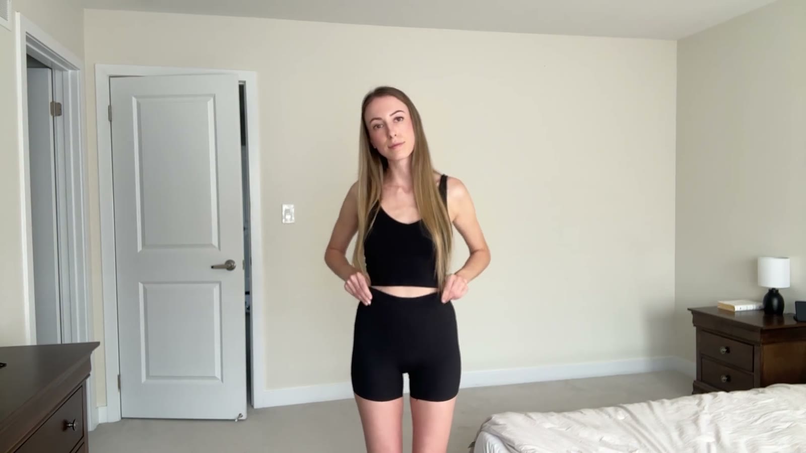 Chantelle SoftStretch High Waist Shorts in Black Review video still